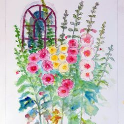 KJ-blomst-akvarel-31x45_privat eje