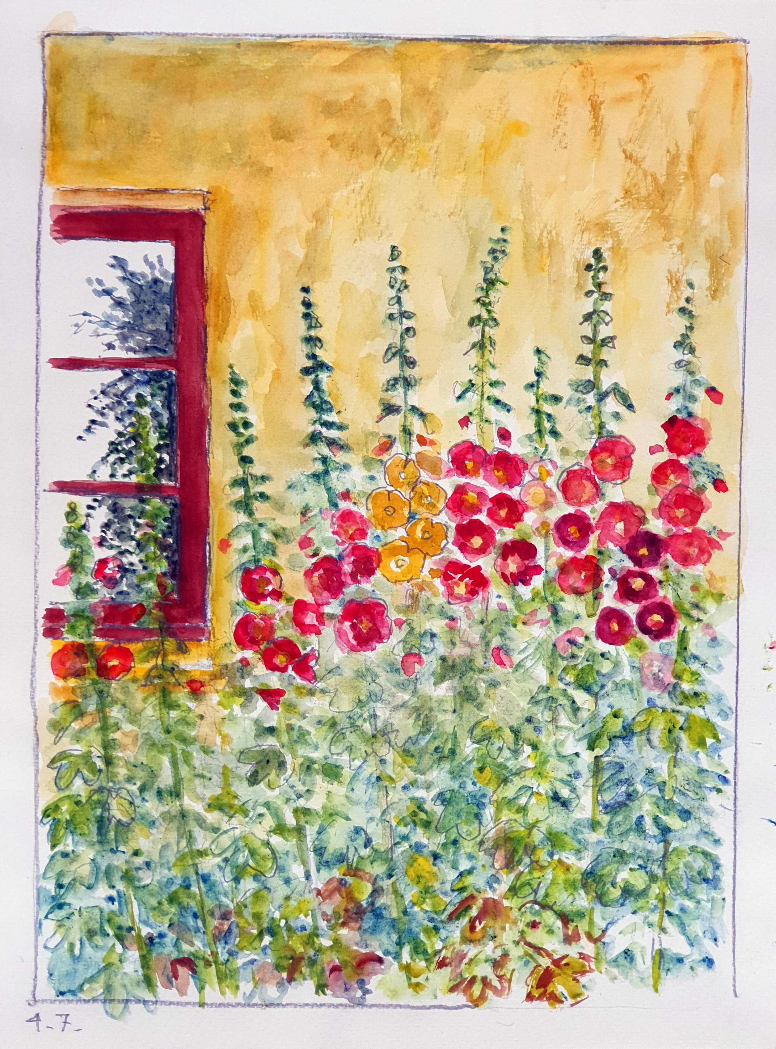 KJ-blomst-akvarel-30x40_1